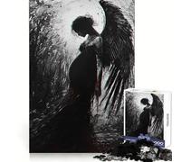 Puzzle da 1000 pezzi "Lutto velato" per adolescenti, ideale per la memoria, il relax e il piacere, con taglio uniforme, regalo di Natale perfetto (50x75cm)