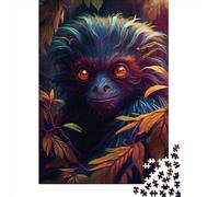 Puzzle da 1000 pezzi Mad Space Monkey per adulti, puzzle in legno per adulti, adolescenti, uomini e donne, regalo 1000 pezzi (75x50 cm)