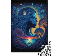 Puzzle da 1000 pezzi Madre Terra Blacklight54 per adulti Puzzle in legno Gioco educativo per bambini Come regalo di Natale 1000 pezzi (75x50 cm)
