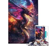 Puzzle da 1000 pezzi "Maestà del Drago Cosmico" gioco pratico che stimola l'intelligenza e crea dipendenza ideale come regalo per uomini e donne e come antistress (dimensioni 75x50cm)