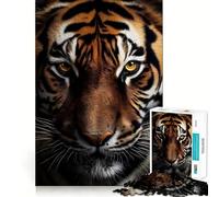 Puzzle da 1000 pezzi "Maestà della Tigre del Bengala" Gioco di precisione e cognitivo Giocattolo per il tempo libero Regalo di Natale (38x52cm)