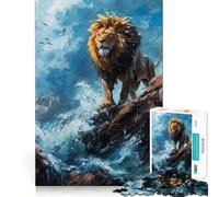 Puzzle da 1000 pezzi "Maestosità del Leone Marino" per adolescenti, gioco di logica e abilità, rilassante, taglio preciso, regalo di Natale (38x26cm)