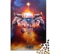Puzzle da 1000 pezzi "Magia dello spazio" per adulti, regalo di Halloween, puzzle in legno per adolescenti, regali unici per la casa e regali, 1000 pezzi (75x50 cm)