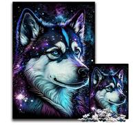 Puzzle da 1000 pezzi Magic Husky Puzzle difficili per adulti Gioco per adulti Regalo Gioco interattivo per famiglie Sfida mentale Regalo 26X38CM/10,23x14,96 pollici