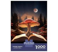 Puzzle Da 1000 Pezzi Magic Mushroom Book Puzzle Per Adulti Gioco Pratico Sfida Difficile Interazione Genitore-figlio 70x50cm/1000pcs