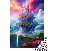 Puzzle da 1000 pezzi "Magic_towers_the_nature" per adulti e puzzle in legno, gioco educativo per famiglie, 1000 pezzi (75x50 cm)