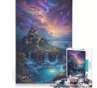 Puzzle da 1000 pezzi "Magico mondo fantastico" gioco rompicapo sfida impegnativa regalo per amici e familiari 38x52cm