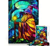 Puzzle da 1000 pezzi "Mago delle vetrate" per adulti, gioco stimolante per la mente, ideale per il gioco di gruppo, con dettagli nitidi e un regalo perfetto 38x52cm