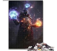 Puzzle da 1000 pezzi "Mago Oscuro" in legno, idea regalo unica per decorare la casa fai da te, 50x75cm, per adolescenti e famiglie, decorazione fai da te perfetta e sfida rompicapo
