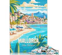 Puzzle da 1000 pezzi Maiorca Isole Baleari Puzzle per adulti Puzzle di cartone Giochi educativi Decorazione per la casa Puzzle 38x26cm/1000 pezzi