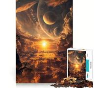 Puzzle da 1000 pezzi "Mare celeste di nuvole" Gioco di precisione e divertente che stimola la mente,ideale per momenti di relax e tranquillità,perfetto come regalo di Natale (38x26cm)
