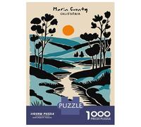 Puzzle Da 1000 Pezzi Marin County California Landscape Art Puzzle Per Adulti Gioco Rompicapo Vacanza A Casa Ammazzare Il Tempo Offerta Come Regalo Per Tutta La Famiglia 38x26cm/1000pcs