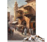 Puzzle da 1000 pezzi Marrakech Marocco Charm per adulti Puzzle di carta per adulti Adolescenti Uomo Donna Regalo 1000 pezzi (38x26 cm)