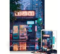 Puzzle da 1000 pezzi "Mattina autunnale piovosa" per adolescenti, ideale per migliorare la memoria, per un relax informale e per esporre opere d'arte dai tagli netti (50x75cm)