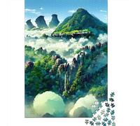 Puzzle da 1000 pezzi "Mattinata" per adolescenti adulti, puzzle in legno, puzzle sostenibili per adulti | Giochi 1000 pezzi (75x50 cm)