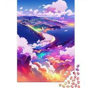 Puzzle da 1000 pezzi "Mattinata" per adolescenti adulti, puzzle in legno, puzzle sostenibili per adulti | Giochi 1000 pezzi (38x26 cm)