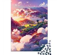 Puzzle da 1000 pezzi "Mattinata" per adulti, regalo di Halloween, giocattoli educativi per l'apprendimento, 1000 pezzi (38x26 cm)