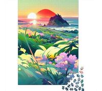 Puzzle da 1000 pezzi "Mattinata" per adulti, regalo di Halloween, puzzle in legno per adolescenti, regali unici per la casa e regali, 1000 pezzi (75x50 cm)