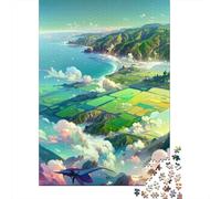 Puzzle da 1000 pezzi "Mattinata" per adulti, regalo di Halloween, puzzle per adulti, decorazioni e regali unici per la casa, 1000 pezzi (75x50 cm)