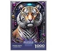 Puzzle Da 1000 Pezzi Mechanical Techno Tiger Puzzle Per Adulti Gioco Rompicapo Decorazione Perfetta Regali Unici Per Compleanno E Natale 70x50cm/1000pcs