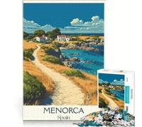 Puzzle da 1000 pezzi Menorca Island Paradise | Ma divertente e umoristico Interazione genitore-figlio Vacanza antistress a casa Ammazzare il tempo 75x50cm
