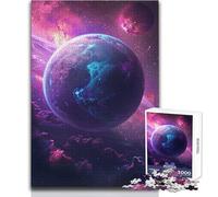 Puzzle da 1000 pezzi Meraviglioso spazio galattico Un modo rilassante per riempire il tempo libero Giocattolo da gioco con taglio preciso e costante Dimensioni 38x52cm