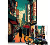 Puzzle da 1000 pezzi "Mercato cittadino affollato" per adulti, ideale per il benessere mentale, il tempo libero e un regalo significativo (50x75cm)