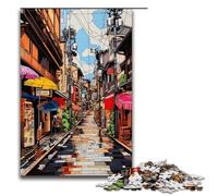 Puzzle da 1000 pezzi "Mercato della nostalgia" per adulti, puzzle in legno, gioco impegnativo da 1000 pezzi