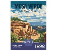 Puzzle Da 1000 Pezzi Mesa Verde National Park Puzzle Per Adulti Gioco Rompicapo Vacanza A Casa Ammazzare Il Tempo Offerta Come Regalo Per Tutta La Famiglia 70x50cm/1000pcs
