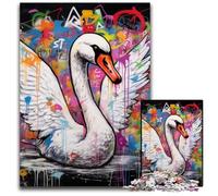 Puzzle da 1000 pezzi "Mgraffiti Painting Yak", puzzle difficile per adulti e adolescenti, serata di giochi in famiglia, idea regalo stimolante per il cervello, 50x75CM/19,68x29,52 pollici.