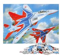 Puzzle da 1000 pezzi Mikoyan MiG29 Jet War Puzzle quadrati creativi per adulti e puzzle in legno Gioco impegnativo 1000 pezzi (75x50 cm)