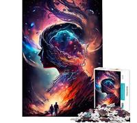 Puzzle da 1000 pezzi "Mind of Colors" gioco per famiglie sfida per l'intelligenza giocattolo avvincente ottimo regalo per chi ama giocare e migliora la memoria (dimensioni 38x26cm)