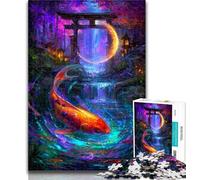 Puzzle da 1000 pezzi, misterioso cancello Torii, puzzle da 1000 pezzi per adulti e adolescenti, giocattoli, giochi educativi, antistress, migliora l'amore tra coppie, 50x75cm