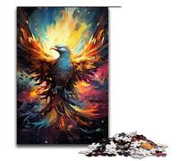 Puzzle da 1000 pezzi Misterioso Fantasy Phoenix Puzzle in legno per bambini Interazione genitorifigli 1000 pezzi (75x50 cm)