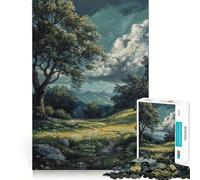 Puzzle da 1000 pezzi "Mistero di montagna" per adulti, gioco di logica, rilassante e divertente, ideale come regalo di Babbo Natale (38x52cm)