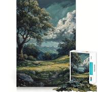 Puzzle da 1000 pezzi Mistero di montagna per ragazzi, gioco stimolante, facile da usare, per il tempo libero, con tagli precisi, (50x75cm)