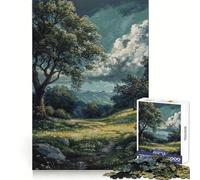 Puzzle da 1000 pezzi Mistero di montagna per ragazzi, gioco stimolante, facile da usare, per il tempo libero, con tagli precisi, (50x75cm)