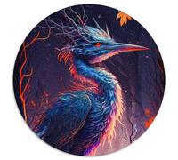 Puzzle da 1000 pezzi "Misticismo Struzzo", puzzle in cartone per adulti, gioco rompicapo per adolescenti, regalo perfetto per le feste (dimensioni 67,5x67,5 cm)