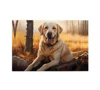Puzzle da 1000 pezzi Mjhkxlj Labrador Retriever Dog Picture Puzzle in legno di qualità per adulti e bambini, puzzle divertenti, puzzle antistress