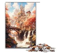 Puzzle da 1000 pezzi Monastero nascosto Puzzle in legno per bambini Famiglia Interazione genitore figlio 1000 pezzi (75x50 cm)