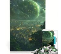 Puzzle da 1000 pezzi "Mondi diversi - Pianeti gemelli", giocattolo fai-da-te, sfida impegnativa, con pezzi di forma casuale completamente ad incastro 38x52cm