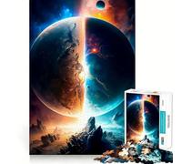 Puzzle da 1000 pezzi Mondi paralleli per ragazzi, gioco stimolante per il pensiero creativo, facile e rilassante, con tagli precisi, (38x26cm)