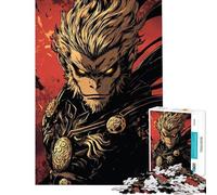 Puzzle da 1000 pezzi Monkey King Power Brain Intelligence Challenge giocattolo avvincente gioco educativo decorazione per la casa regalo di compleanno (dimensioni 38x26cm)