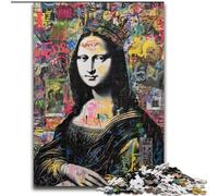 Puzzle da 1000 pezzi "Monna Lisa" per adulti e adolescenti, giocattoli, giochi educativi, antistress, regali unici per compleanni e compleanni (50x75cm)