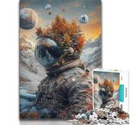 Puzzle da 1000 pezzi "Montagne degli astronauti" per adulti e adolescenti, sfida difficile e antistress, ideale come regalo per tutta la famiglia (38x26cm)