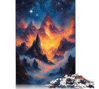 Puzzle da 1000 pezzi "Montagne Magiche Nebbiose" per adulti | Puzzle per adulti, divertenti per famiglie, regali di Natale, giochi intellettuali (38x26 cm)