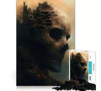 Puzzle da 1000 pezzi "Monte del Teschio" per adolescenti, gioco di logica e svago, bordi arrotondati, regalo speciale 50x75cm