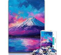 Puzzle da 1000 pezzi Monte Fuji Giappone Puzzle da 1000 pezzi per adulti e ragazzi giocattolo educativo intellettuale decomprimente Regali di Babbo Natale segreto (26x38cm)