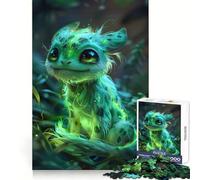 Puzzle da 1000 pezzi "Mostro della foresta" non soffice per adolescenti, esercizio mentale rilassante, hobby perfetto, regalo di Natale (38x52cm)