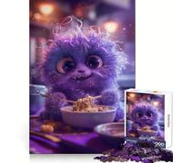 Puzzle da 1000 pezzi "Mostro Ramen Non Soffice" per adulti, stimolante per la mente, divertente e rilassante, con incastri precisi, regalo speciale (38x26cm)